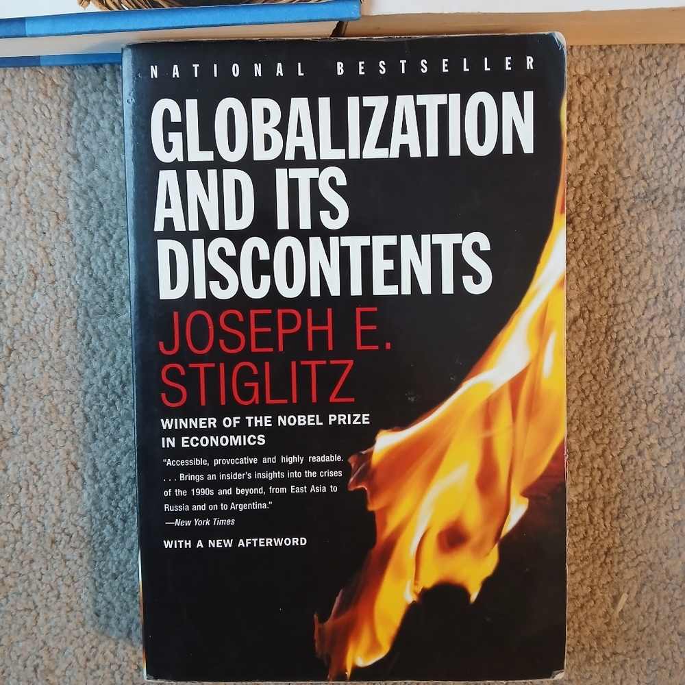 🤯2/$15 Globalization and Its Discontents By Joseph E. Stiglitz Paperback Book
